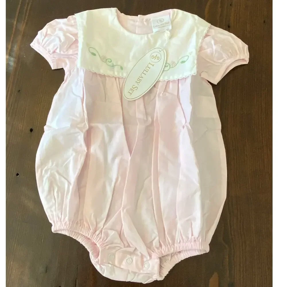 Lullaby Set Vintage Bubble (Blessings Pink) NWT‎ size 6 mo